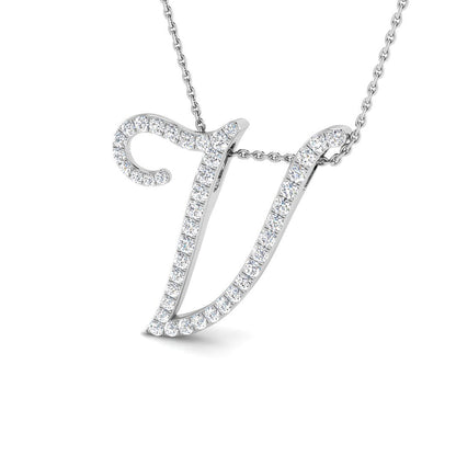 Initial Pendant Full Pavé