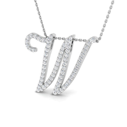 Initial Pendant Full Pavé