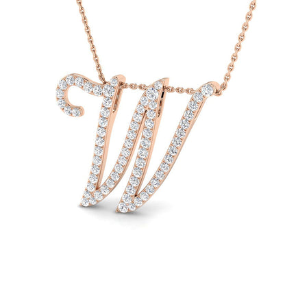 Initial Pendant Full Pavé