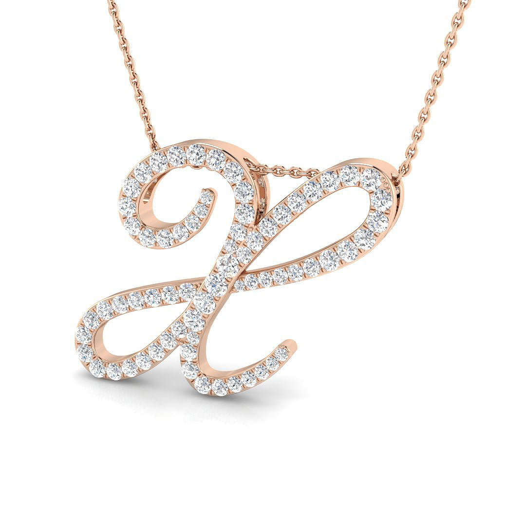 Initial Pendant Full Pavé