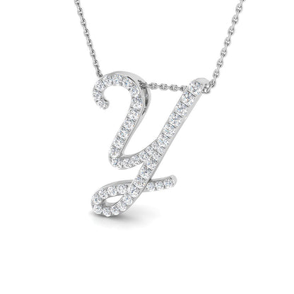 Initial Pendant Full Pavé