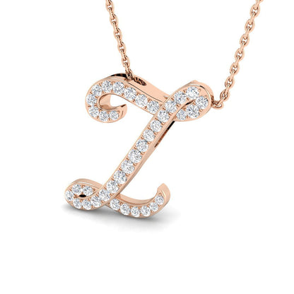 Initial Pendant Full Pavé