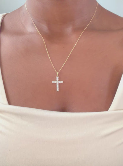 Diamond Cross Pendant